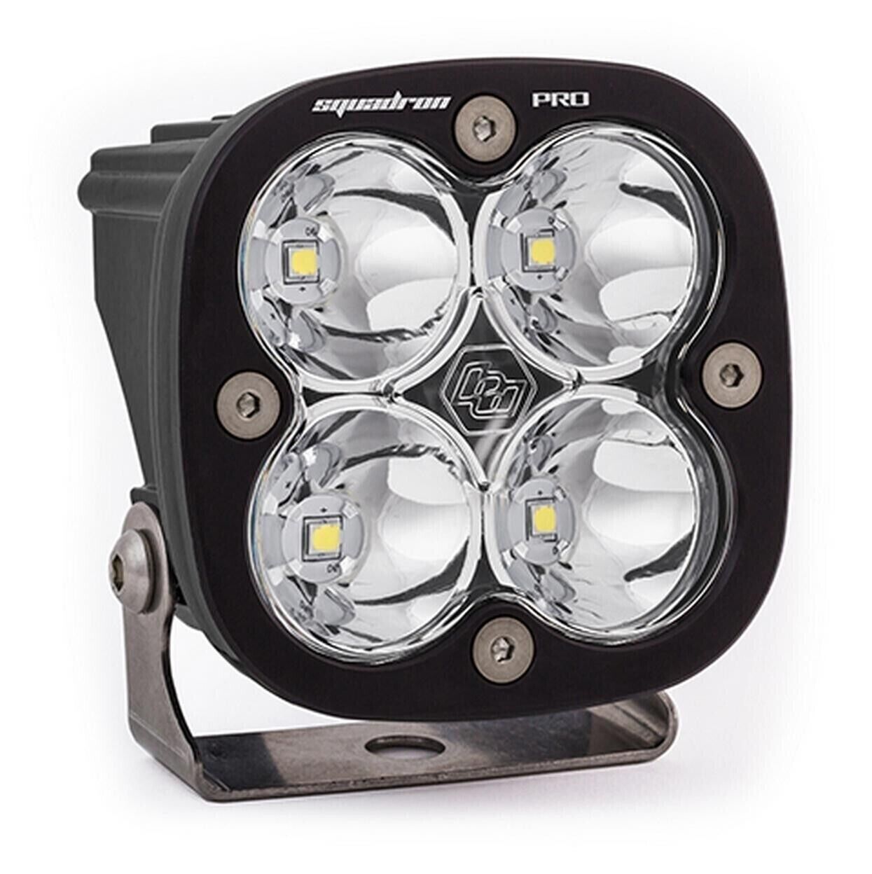 Baja Designs 490001 Squadron Pro Spot Pattern Black LED Light Pod   Clear