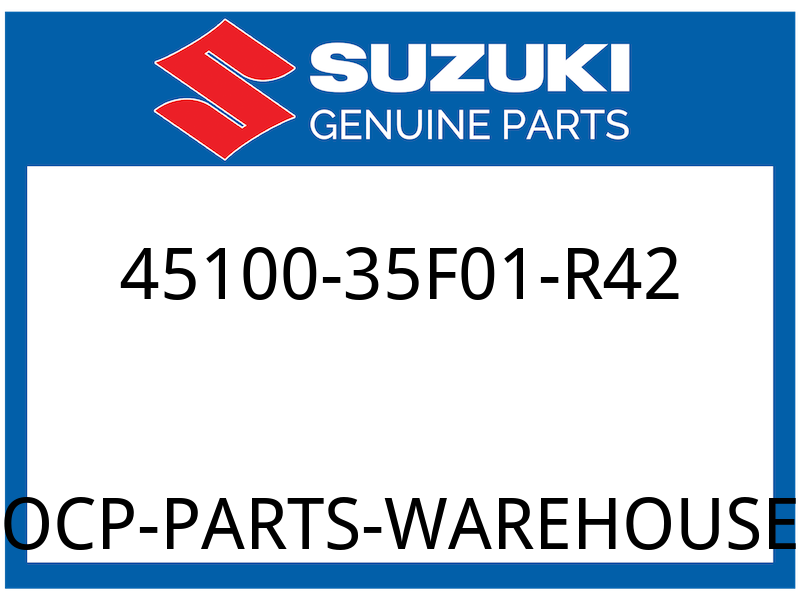 Suzuki OEM Part 45100 35F01 R42 SEAT ASSY