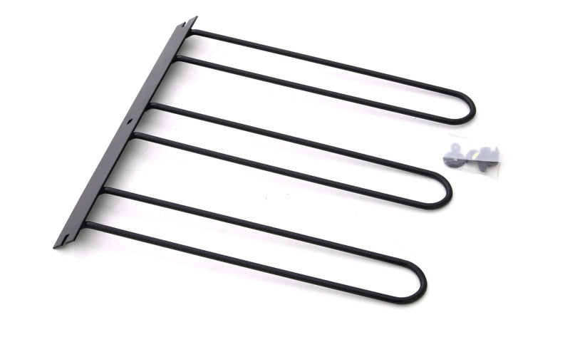 Lund Universal Cargo Bike Attachment 20x60 Non Folding Steel Carrier   Black