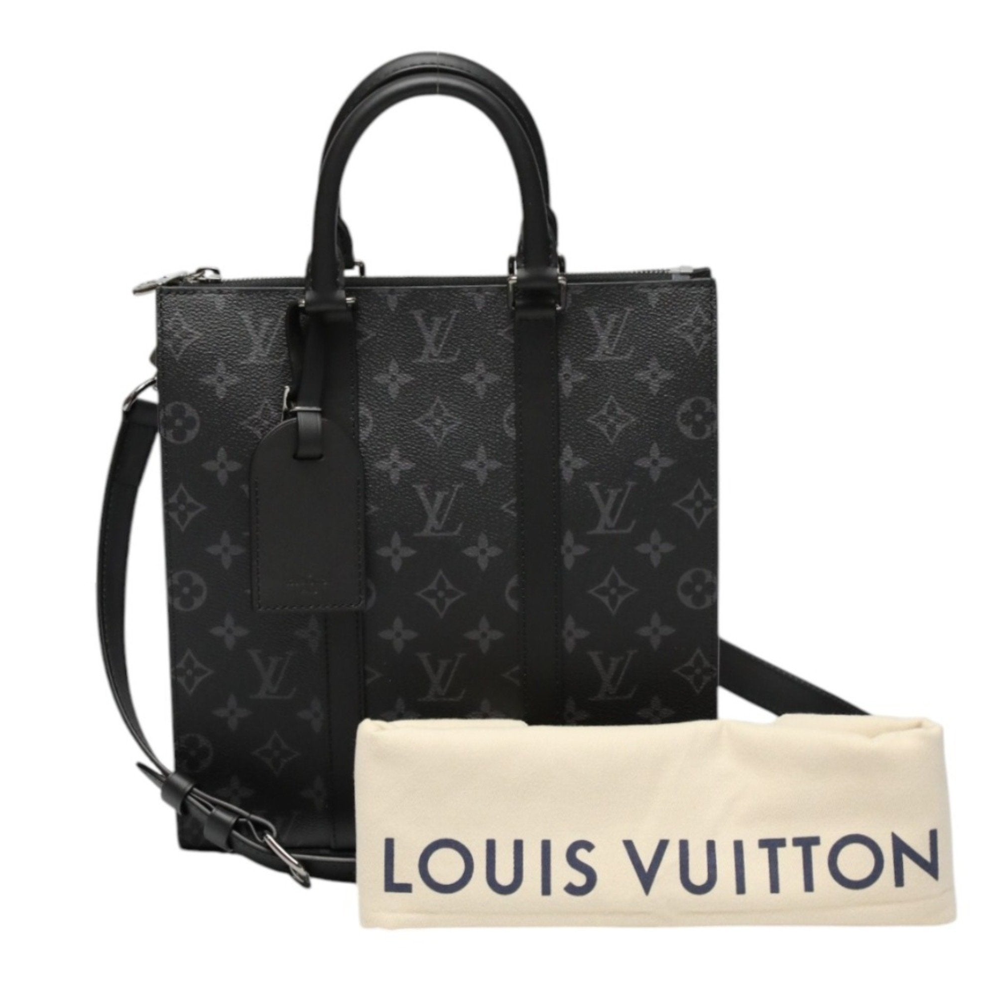 2275 Louis Vuitton Monogram Eclipse Canvas Shoulder Bag Tote Bag (Pre Owned)