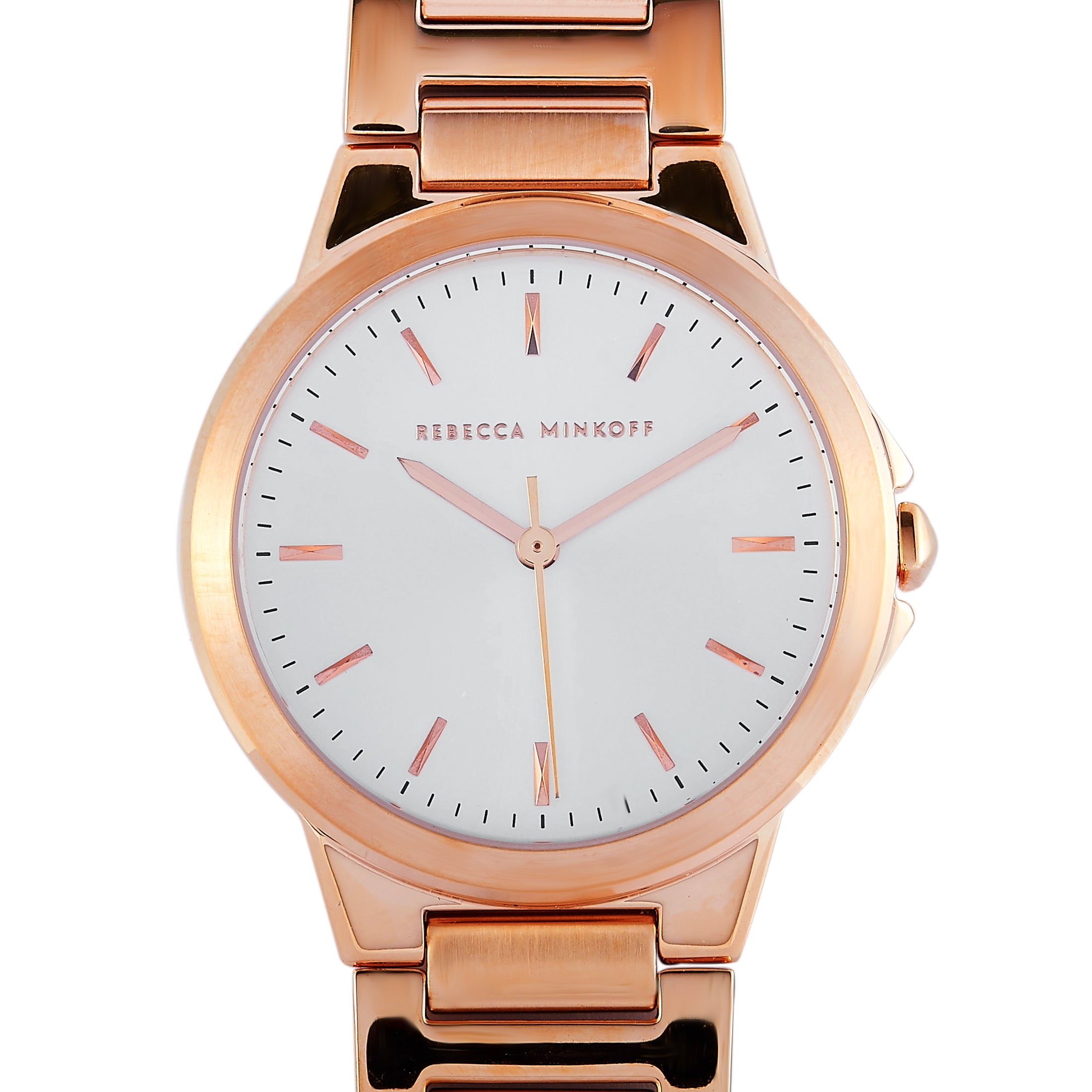 2269 Rebecca Minkoff Cali Rose Gold Tone Watch 2200305