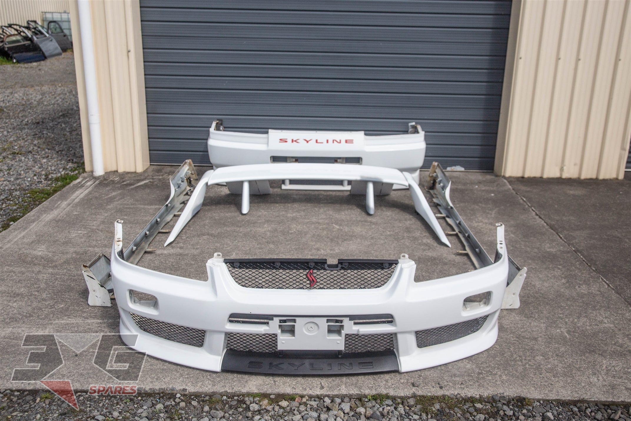 3G SPARES Nissan R34 Skyline COUPE Complete Altia Aero Kit Front & Rear Sides Wing Spoiler GTT