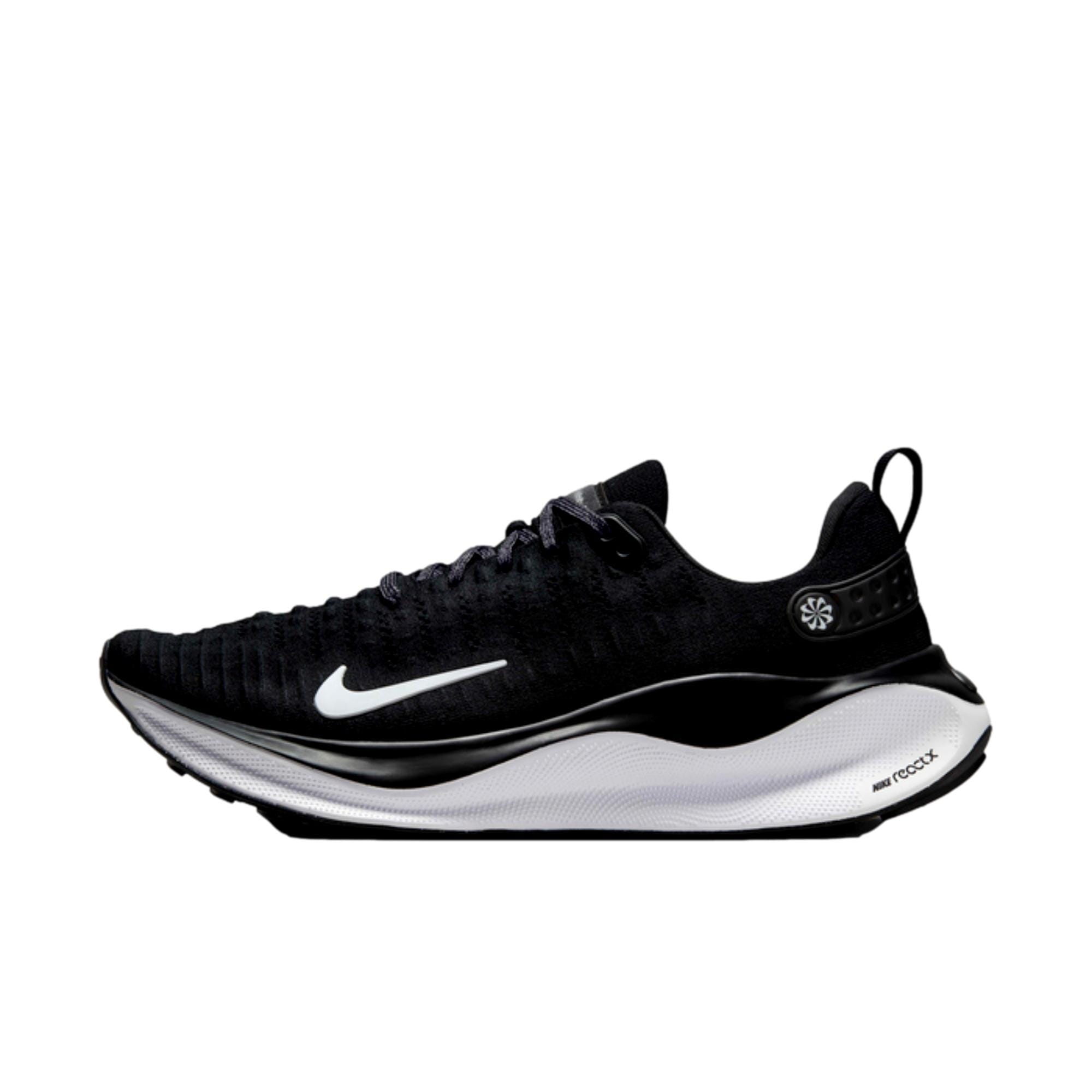 2808 Nike Reactx Infinity Run 4 Black White Dark Grey  DR2665 001 Men's