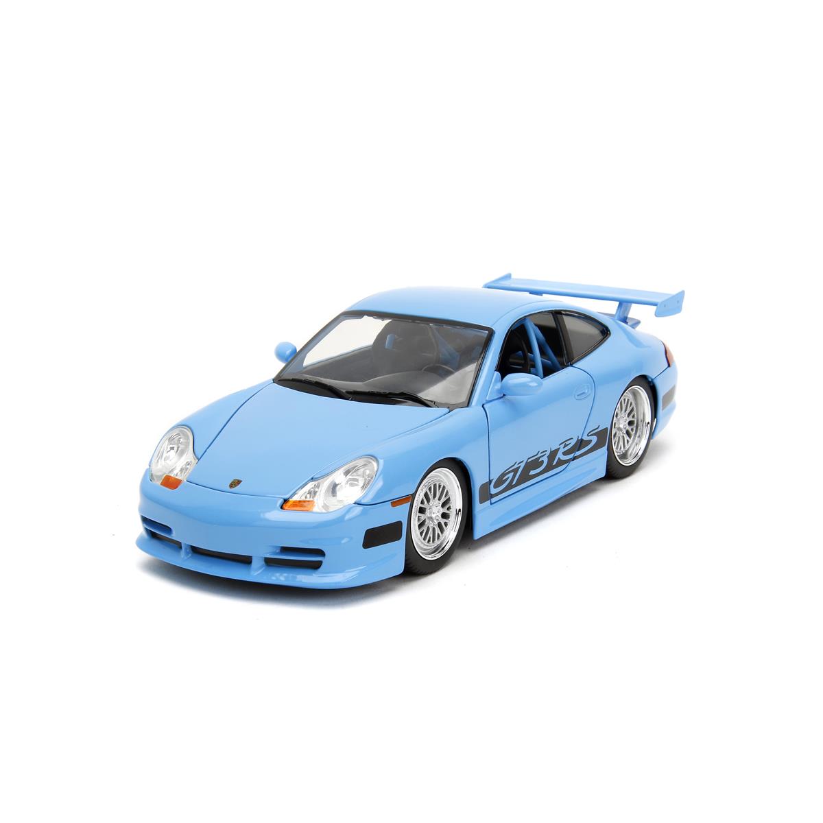 2297 Jada Porsche 911 GT3 RS Light Blue with Black Accents Fast & Furious Movie 1 24 Diecast Model Car