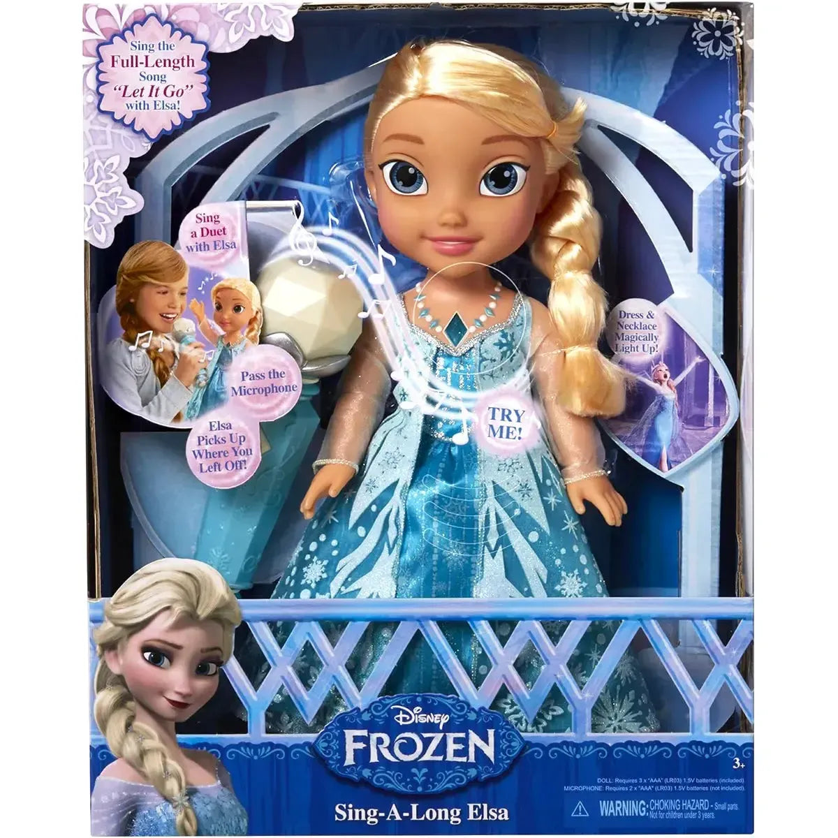 Disney [Frozen]   Sing A Long Elsa Toy Doll With Microphone   Jakks Pacific   (2013)