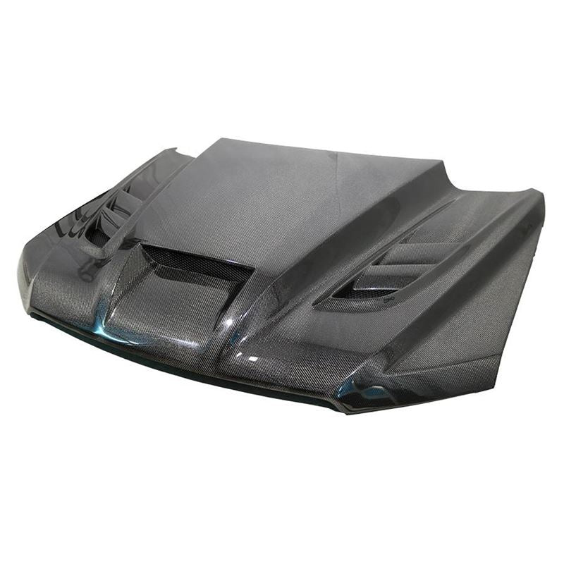 VIS Racing Carbon Fiber Hood Terminator Style for Ford F150 Raptor 17 20(17FDRAP4DTM 010C)