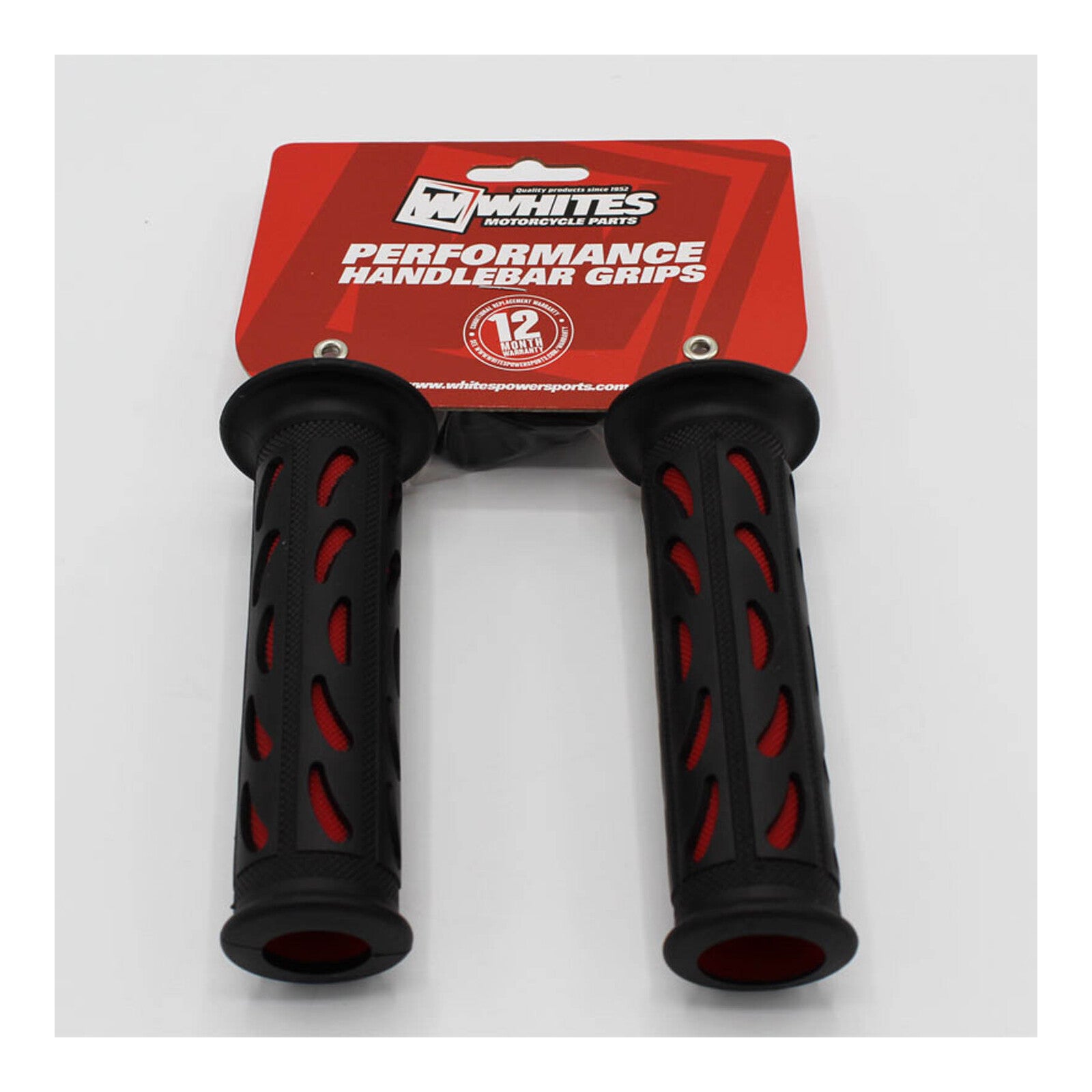 WHITES MOTORCYCLE PARTS Whites Gel Sport Grip   Black / Red