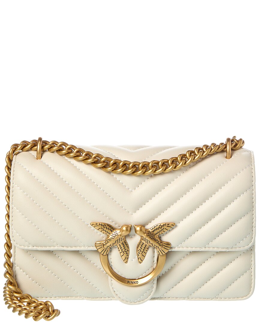 2000 PINKO Love One Mini Leather Shoulder Bag