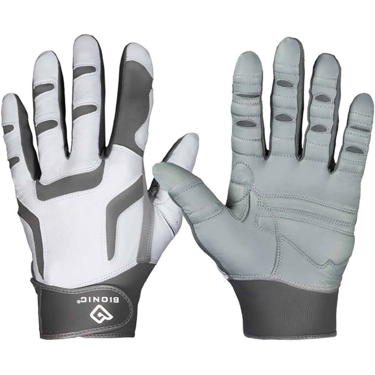Bionic Men's Left Hand Relief Grip 2.0 Golf Glove   Silver