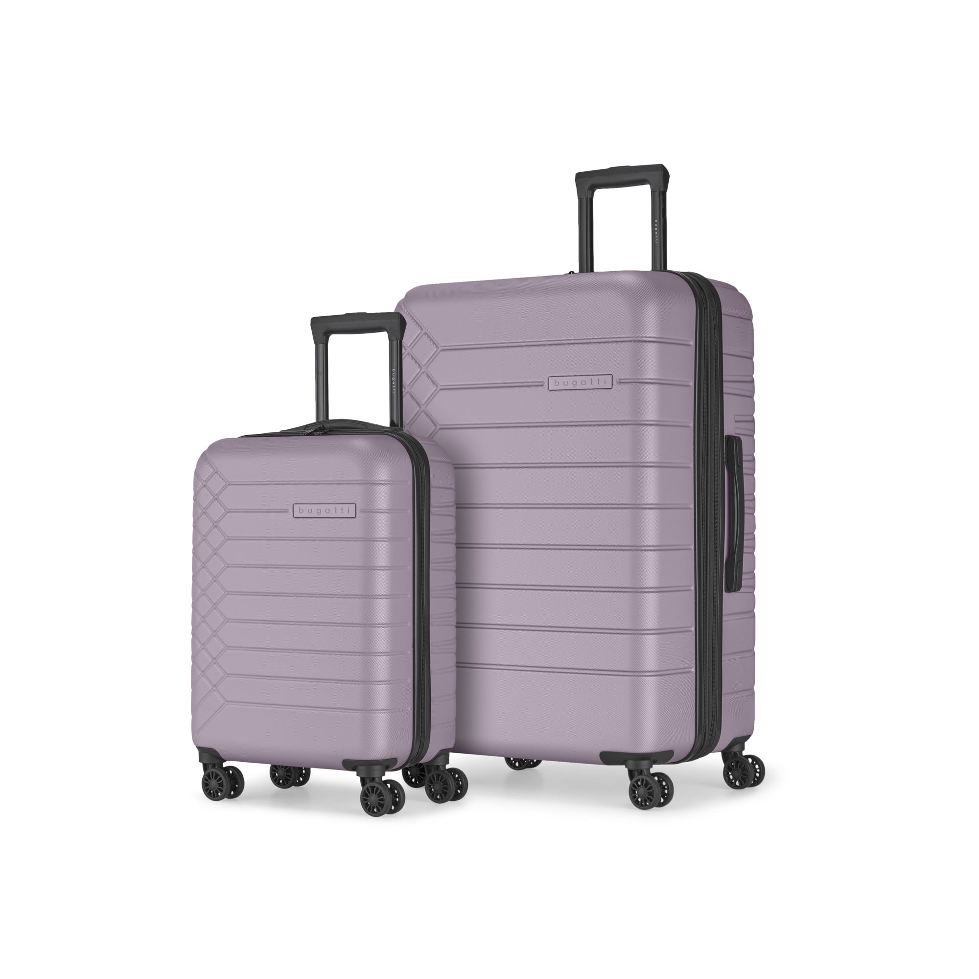 2600 Bugatti   Mecca 2 Piece Hardside Luggage Set with Expansion