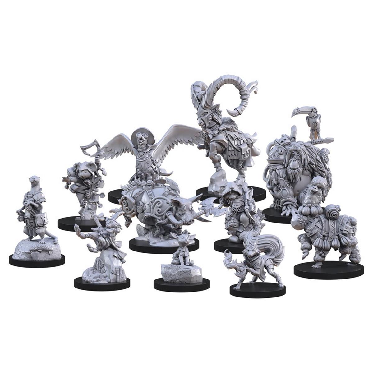 2297 Steamforged Games Animal Adventures Faraway Sea Animals Figurines