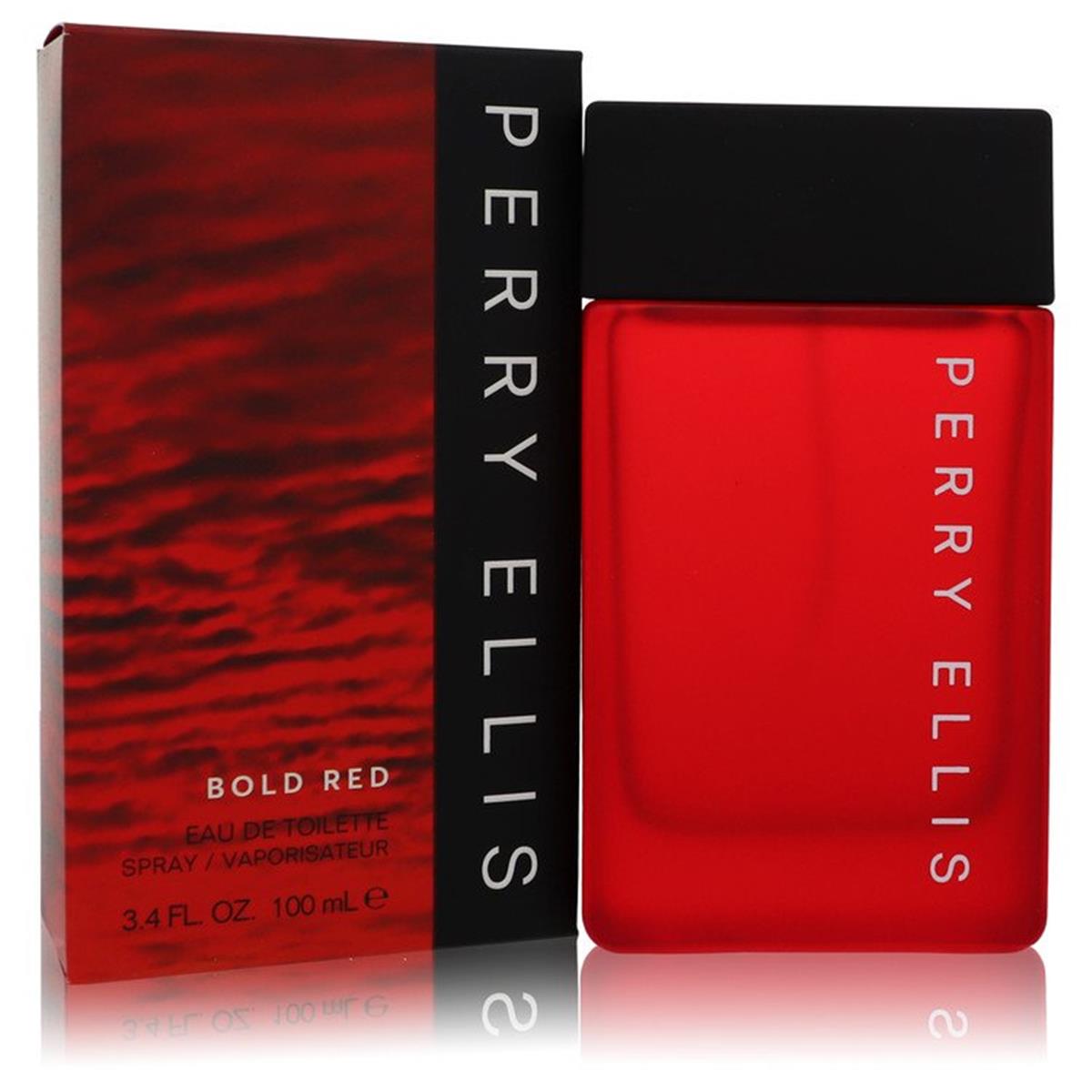 2297 Perry Ellis 555392 3.4 oz Bold Red Cologne Eau De Toilette Spray for Men