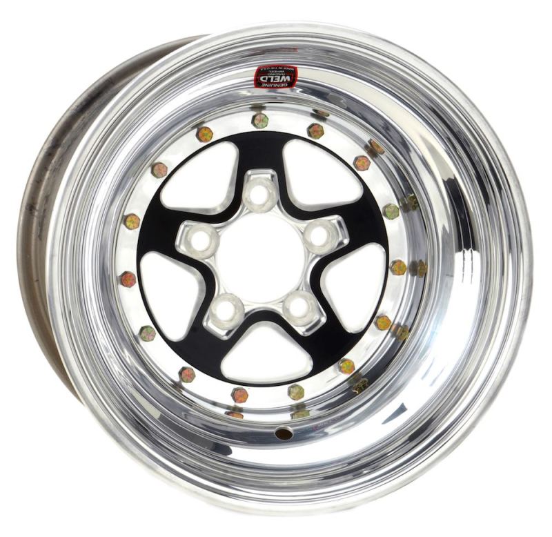 Weld Alumastar 2.0 15x10 / 5x4.5 BP / 7in. BS Black Wheel   Non Beadlock