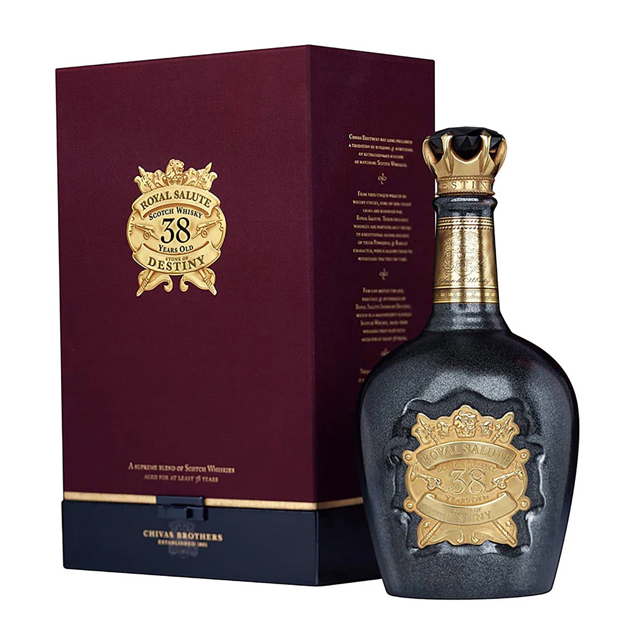 CHIVAS REGAL Chivas Royal Salute Stone Of Destiny 38 Year Old Blended Scotch Whisky 500ml