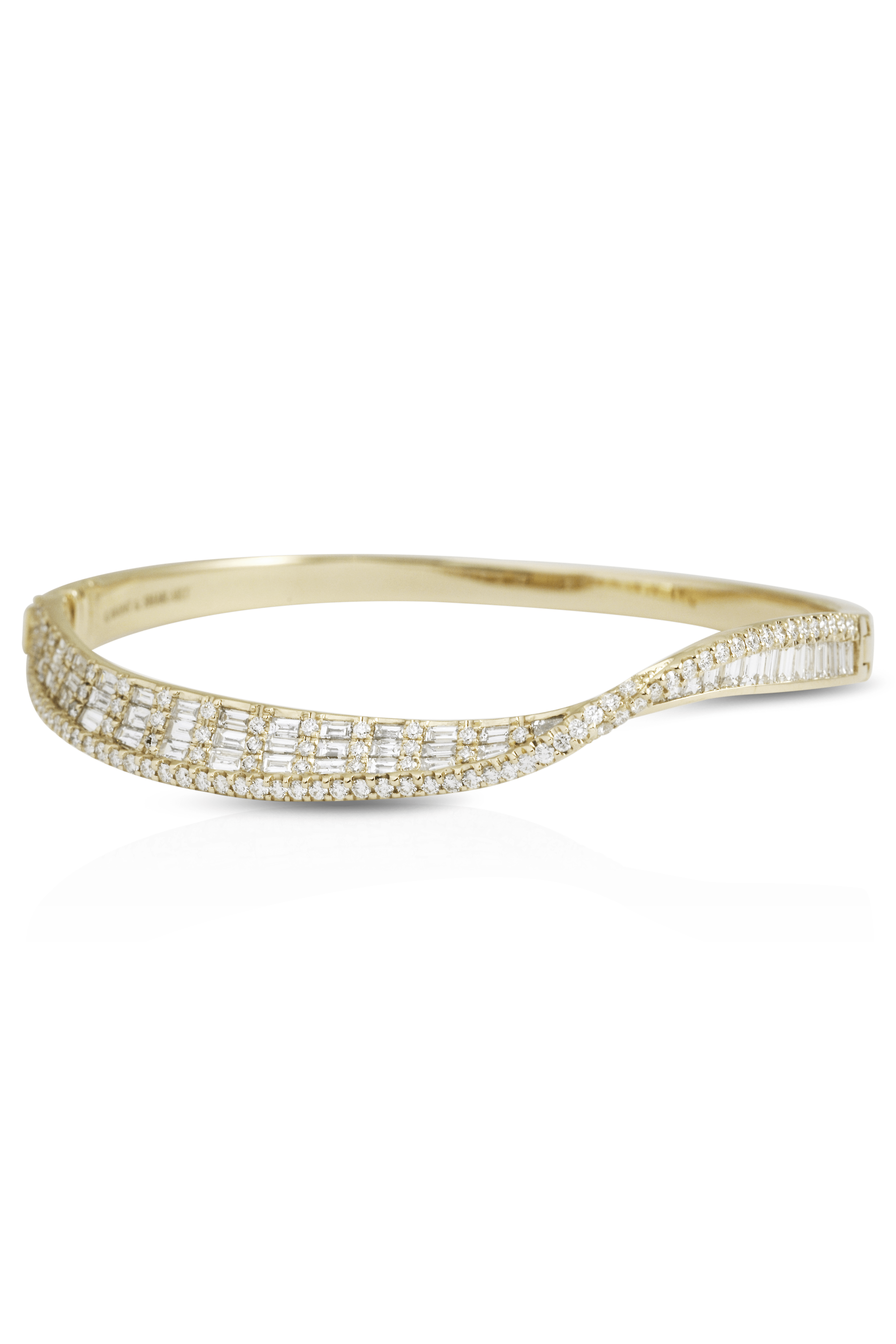 KAVANT & SHARART Diamond Talay Flow Wave Bangle