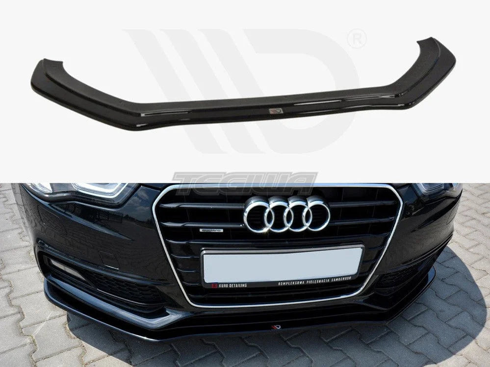 Maxton Design Front Splitter V.2 Audi S5 A5 S line 8T Facelift 07 16