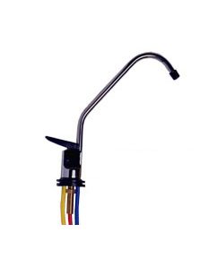 QMP (QMP103) Faucet Long Reach Vented Non Air Gap Chrome w  Black Tip