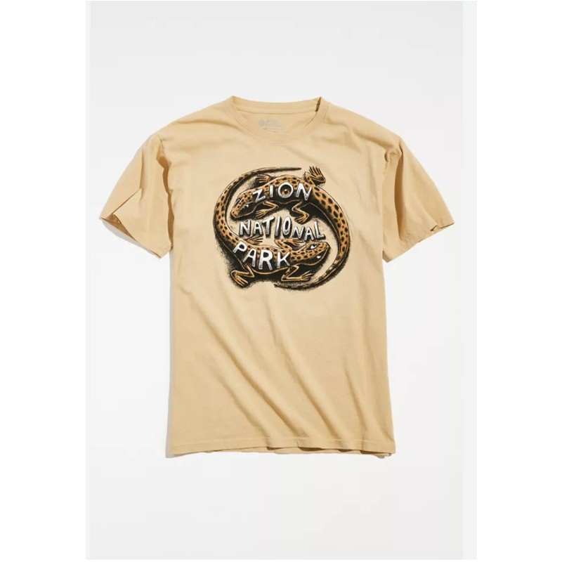 Urban Outfitters Parks Project Zion '90s Lizard Tee Men's Small