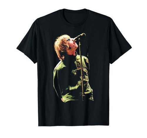 PALACE Liam Gallagher With Oasis At Balloch Castle 1996 Unisex Cotton T shirt  S 5XL