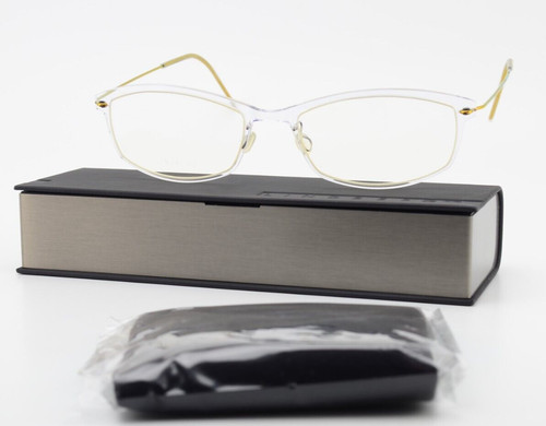 Lindberg Glasses Frame Now 6512 50 17 TB 150 C01/P60 Unisex S M Flat Clear G
