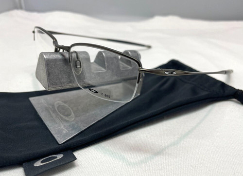 OAKLEY JACKKNIFE 4.0 11 865 EYEGLASSES FRAMES PEWTER TITANIUM [51 19 138] 51MM