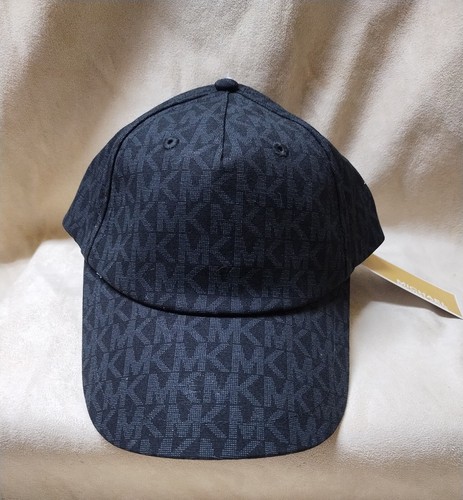 s-l500_1756668435  Michael Kors Printed MK Logo Adjustable Baseball Cap Hat Black