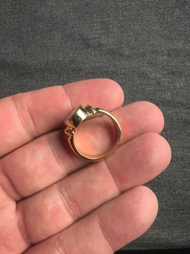 ?Himber Linking Finger Ring NO LONGER MADE!! 14 Karat Gold RARE???
