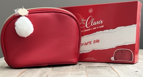 MEDEA Reggiseno Cosmetici Miss Claus Mezza Luna Rosso Finto Vacanze Cosmetico Trucco Borsa
