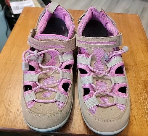 Orthofeet Womens Naples Hiking Shoes Size 11B Medium Taupe & Pink#883 Gel Insole