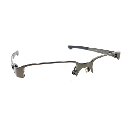 Oakley Boomstand OX5042 0352 Pewter Black Half Rim Eyeglasses Frames 52 19 140