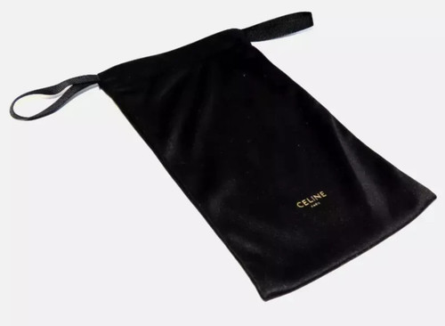 Custodia morbida con coulisse per occhiali da sole Celine nuovi AUTENTICI