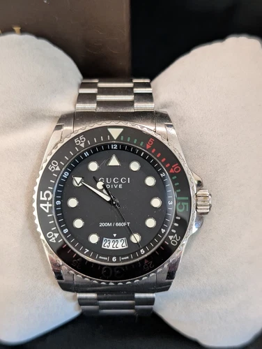 Orologio Uomo Gucci Dive Nero   YA136206
