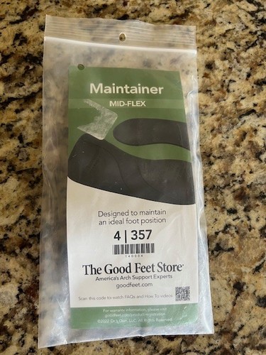 The Good Feet Store Arch Support Insert Maintainer Mid Flex Black 4   357