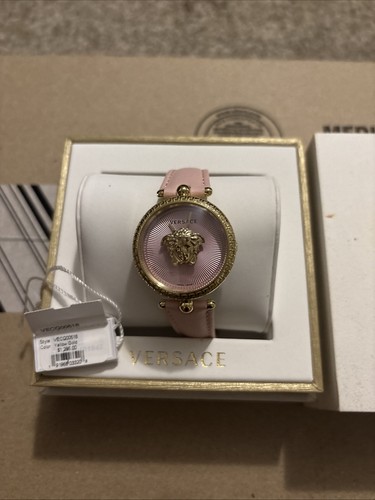 Orologio donna VERSACE PALAZZO EMPIRE VECQ quarzo quadrante rosa pelle placcata oro