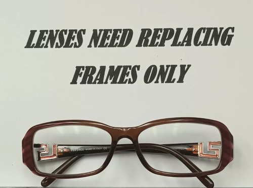 Eyeglass Frames Only Vintage Versace 3076 B Tortoise Lenses Need Replacement