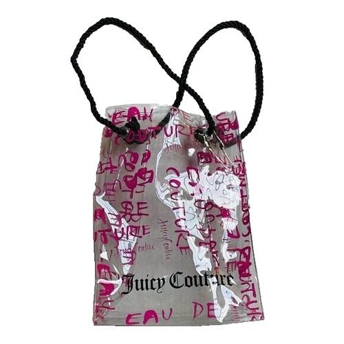 Borsa Juicy Couture trasparente stampa rosa tutto viaggio vacanza