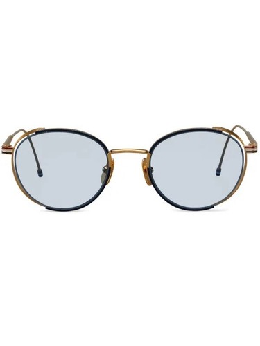 Thom Browne TB 106 Sunglasses G Frame Dark Blue Lens w/Case from JAPAN