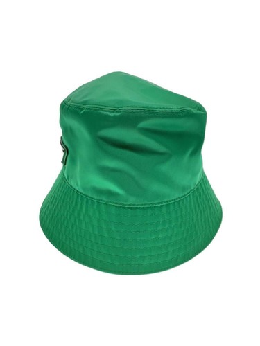 PRADA Hat Bucket M Nylon Green Mens 2HC137 2B15 U