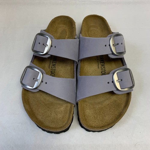 VEJA Birkenstock nuovo con scatola Arizona fibbia grande viola nebbia nabuk taglia normale a scelta