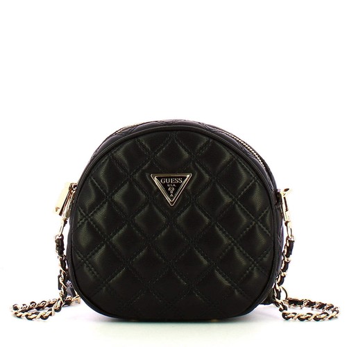 NEW Guess   Circle Bag Giully Black Crossbody Bag   HWQG8748700   BLACK AUTHENTI