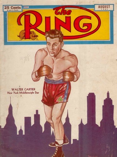 The Ring   Walter Cartier on Cover   August 1951