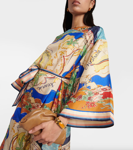 Zimmermann Alight Map Midi Dress $450 AUD