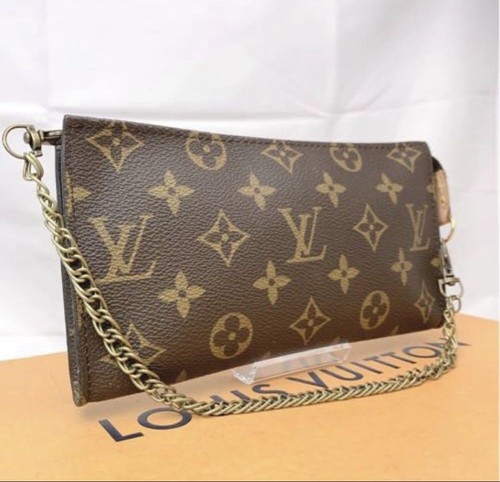 Louis Vuitton Monogram Bucket GM Pouch AR1915 Vintage Clutch Bag