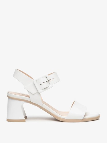 SANDALO CON TACCO DONNA BIANCO ART E 513240D NERO GIARDINI