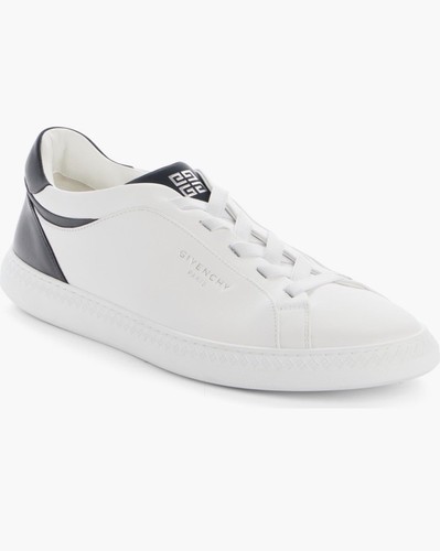 Nuove scarpe sneakers basse uomo Givenchy G edizione limitata bianche 46 13 $795