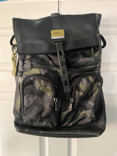 Zaino uomo TUMI Alpha Bravo London Roll Top  Mimetico  Ottime condizioni