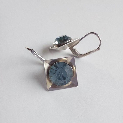 3267 Orecchini Vintage con Cristalli Swarovski 24mm