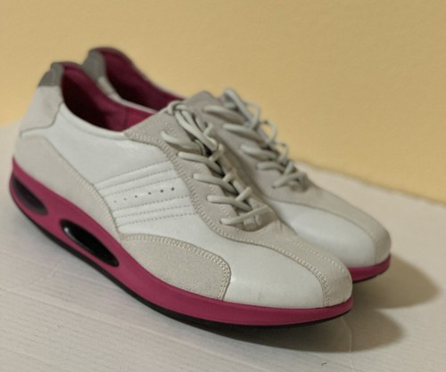ECCO White Pink Balance Motion Toning Sneakers Shoes Sz EU 40 US 9 9.5 EPR 4