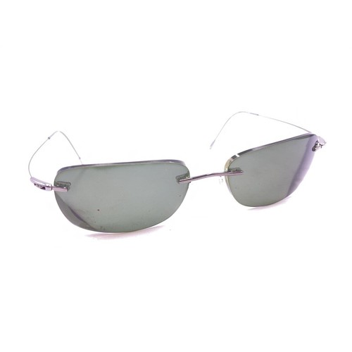 Silhouette 8618 60 6150 Titanium Dark Gunmetal Rimless Eyeglasses Frames 17 135