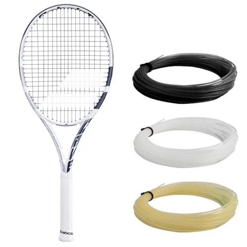 New Babolat Pure Drive Wimbledon Tennis Racquet (White Grey) (4 1 8 Grip)  